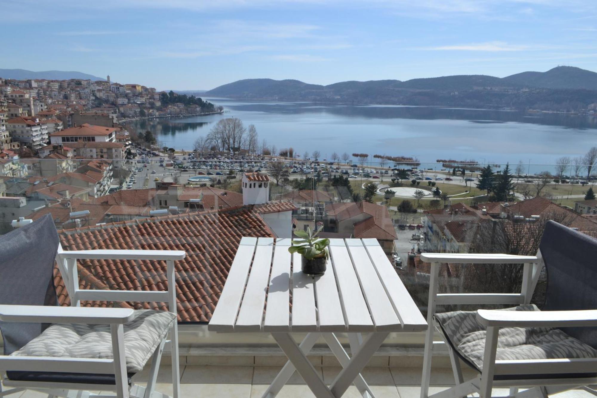 Calm Lake Balcony 카스토리아 외부 사진
